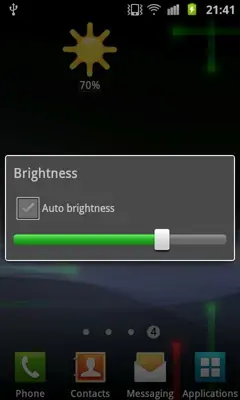 Widget Brightness android App screenshot 2